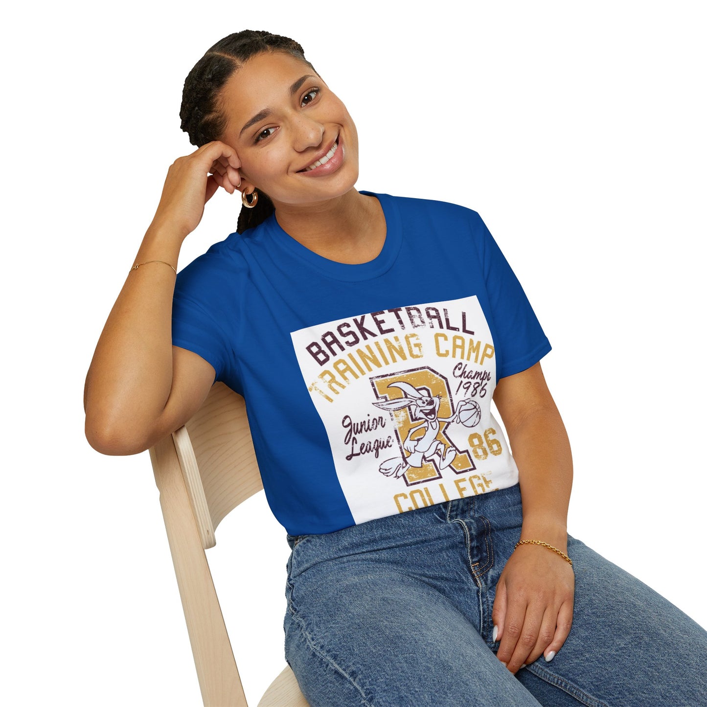 Retro Hoops Bunny Tee