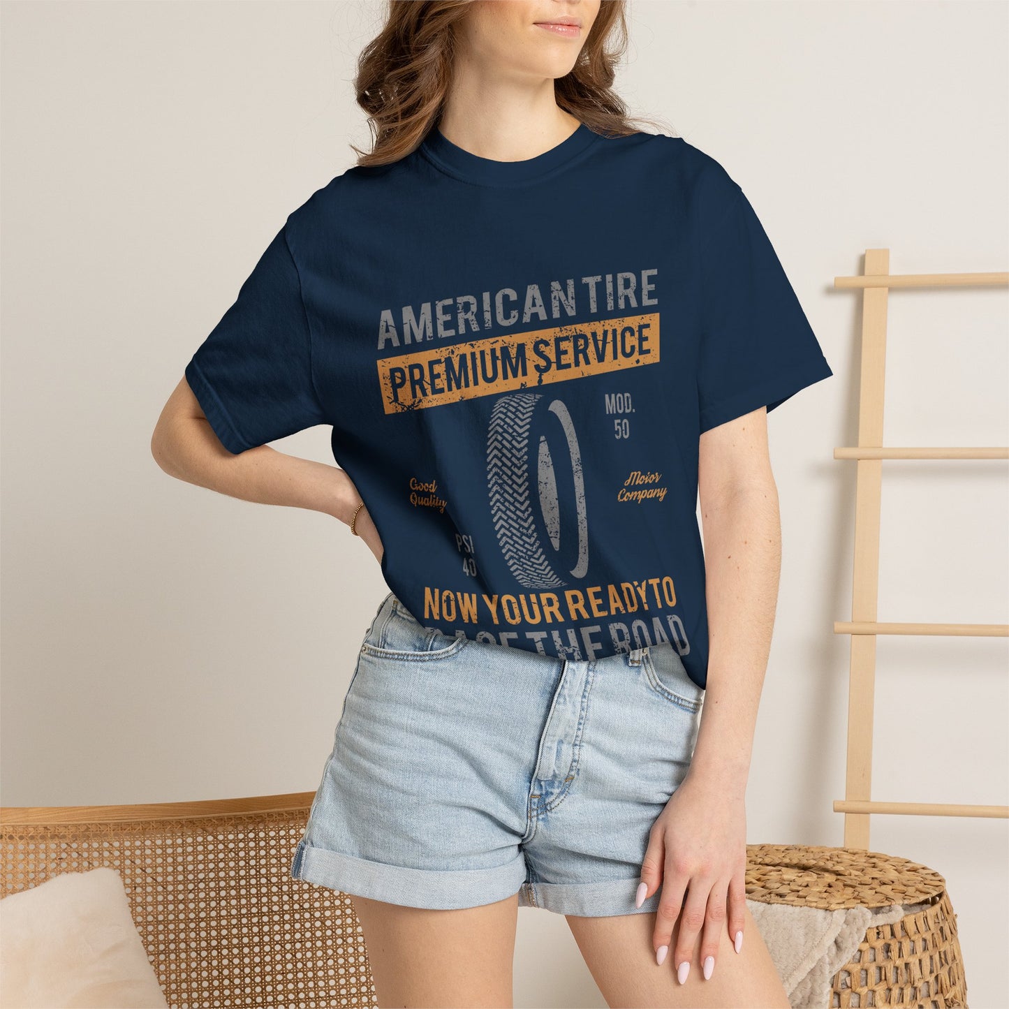 Retro American Tire Garment-Dyed Tee