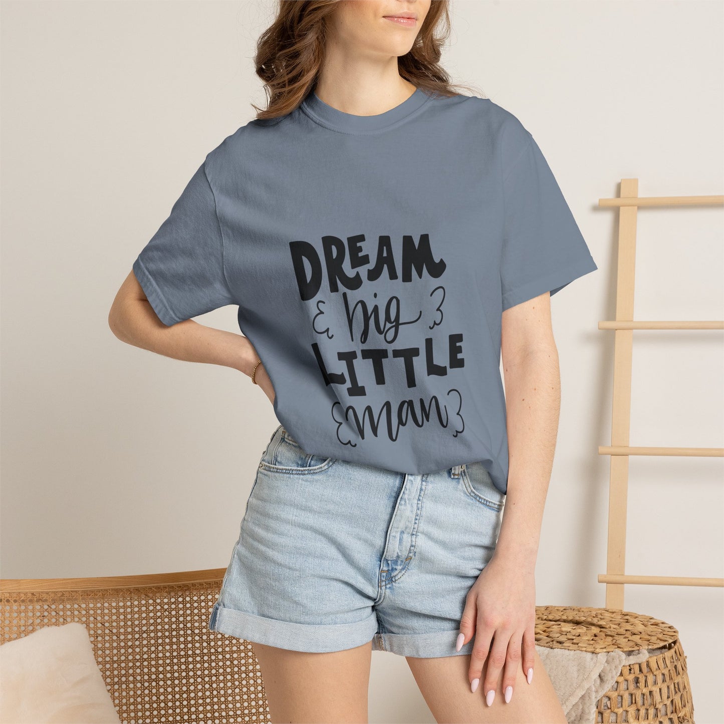 Dream Big Little Man Toddler Boy Tee