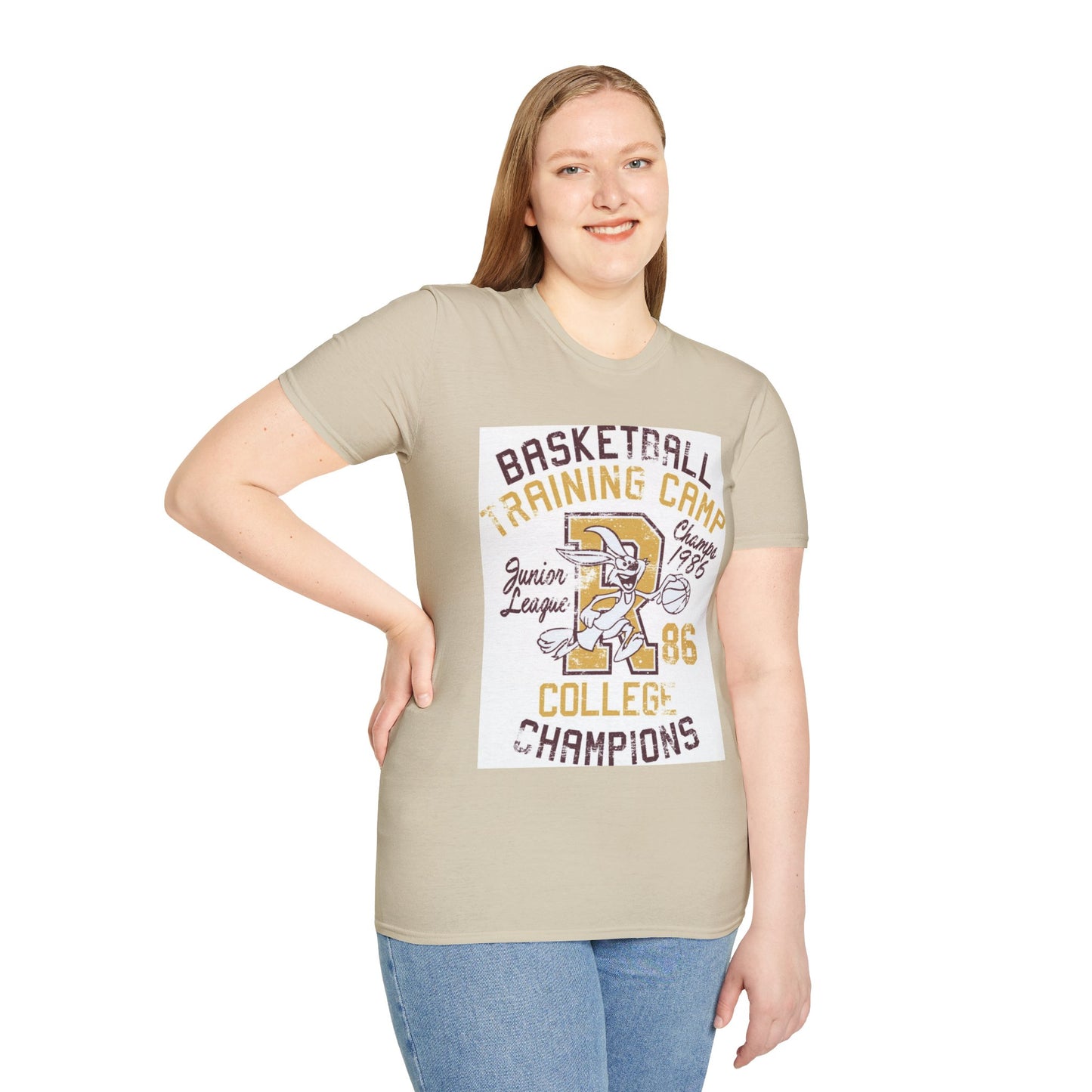 Retro Hoops Bunny Tee