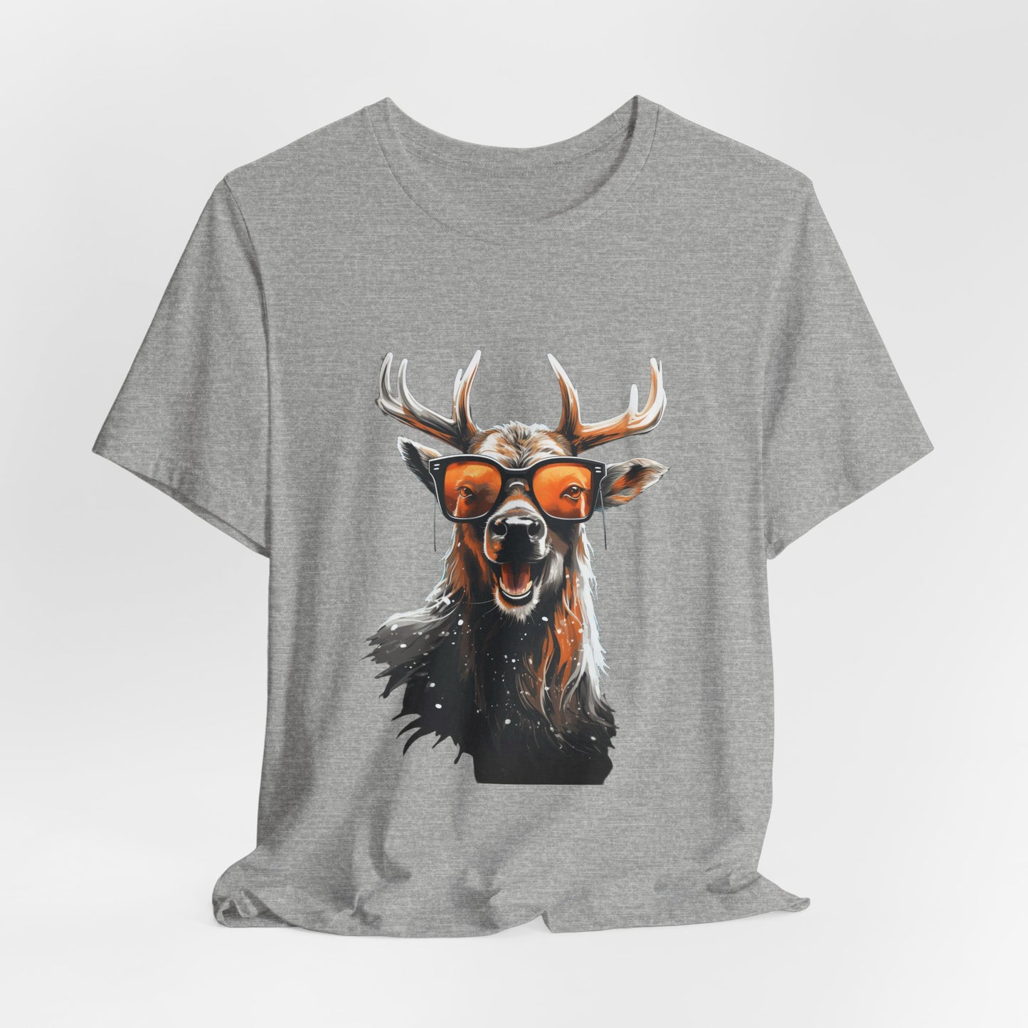 Cool Deer Sunglasses Christmas T-Shirt