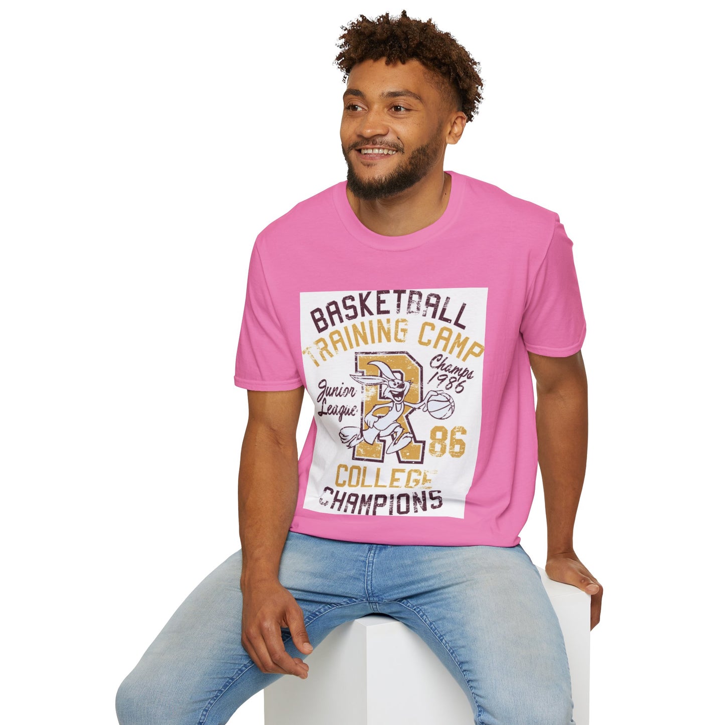 Retro Hoops Bunny Tee