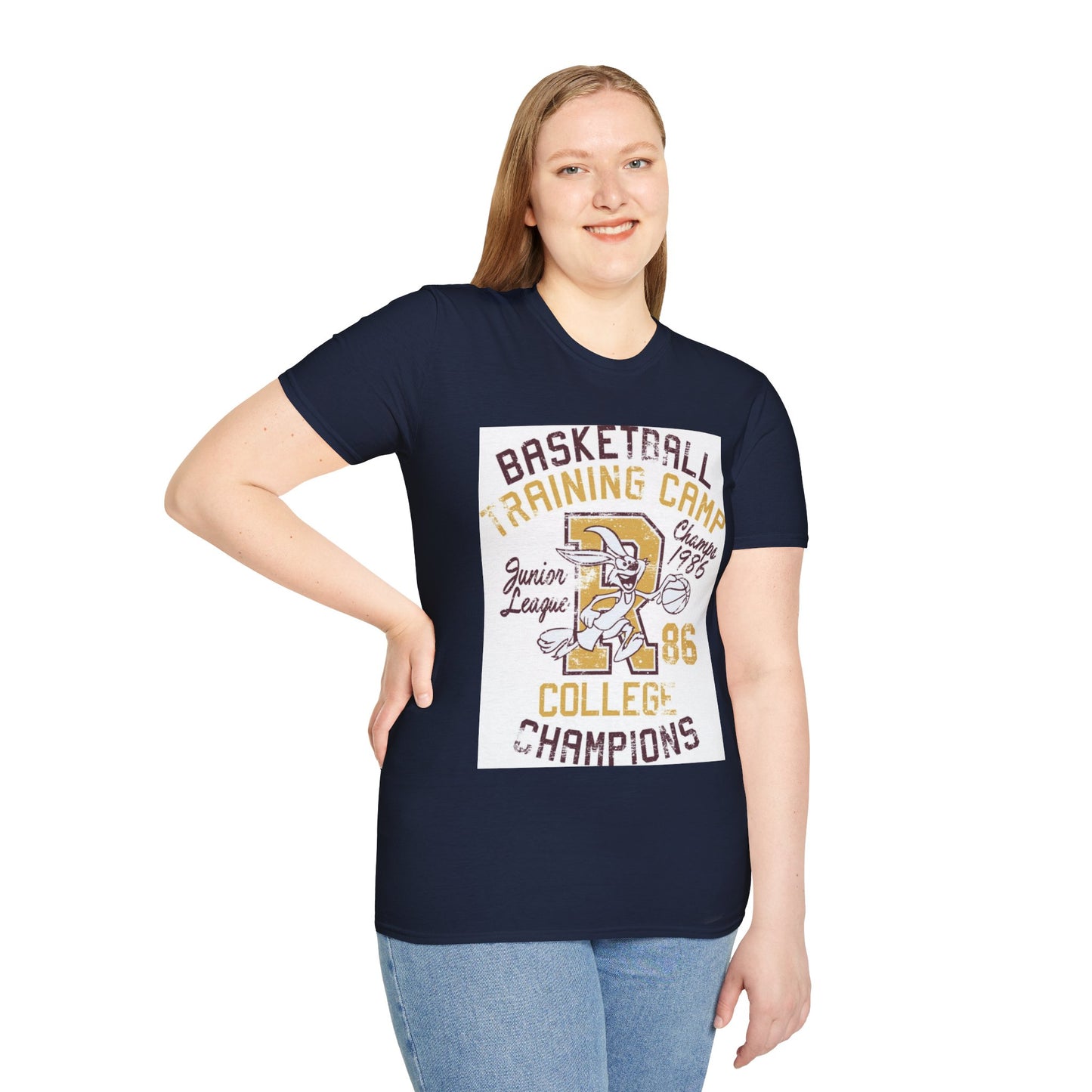 Retro Hoops Bunny Tee