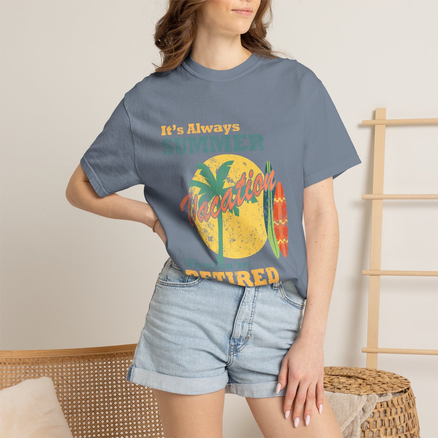 Retirement Tee It's Always Summer Vacation