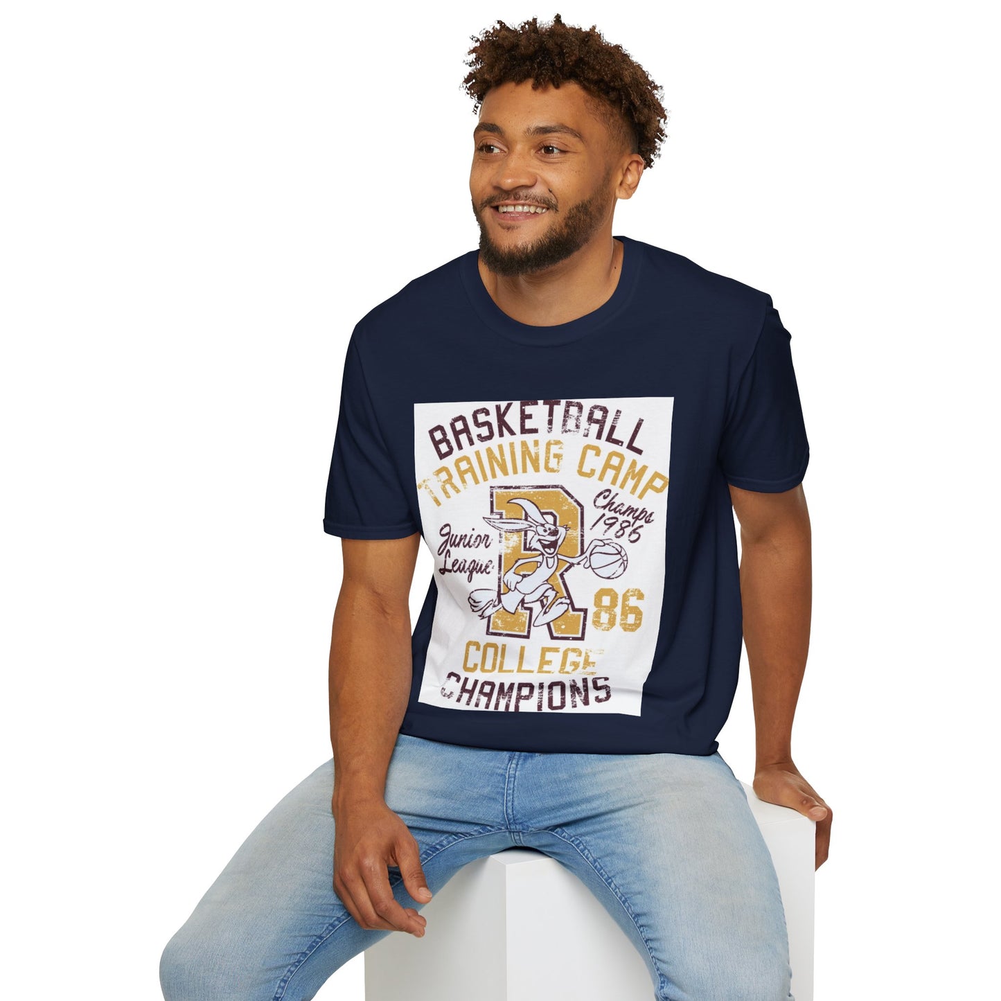 Retro Hoops Bunny Tee