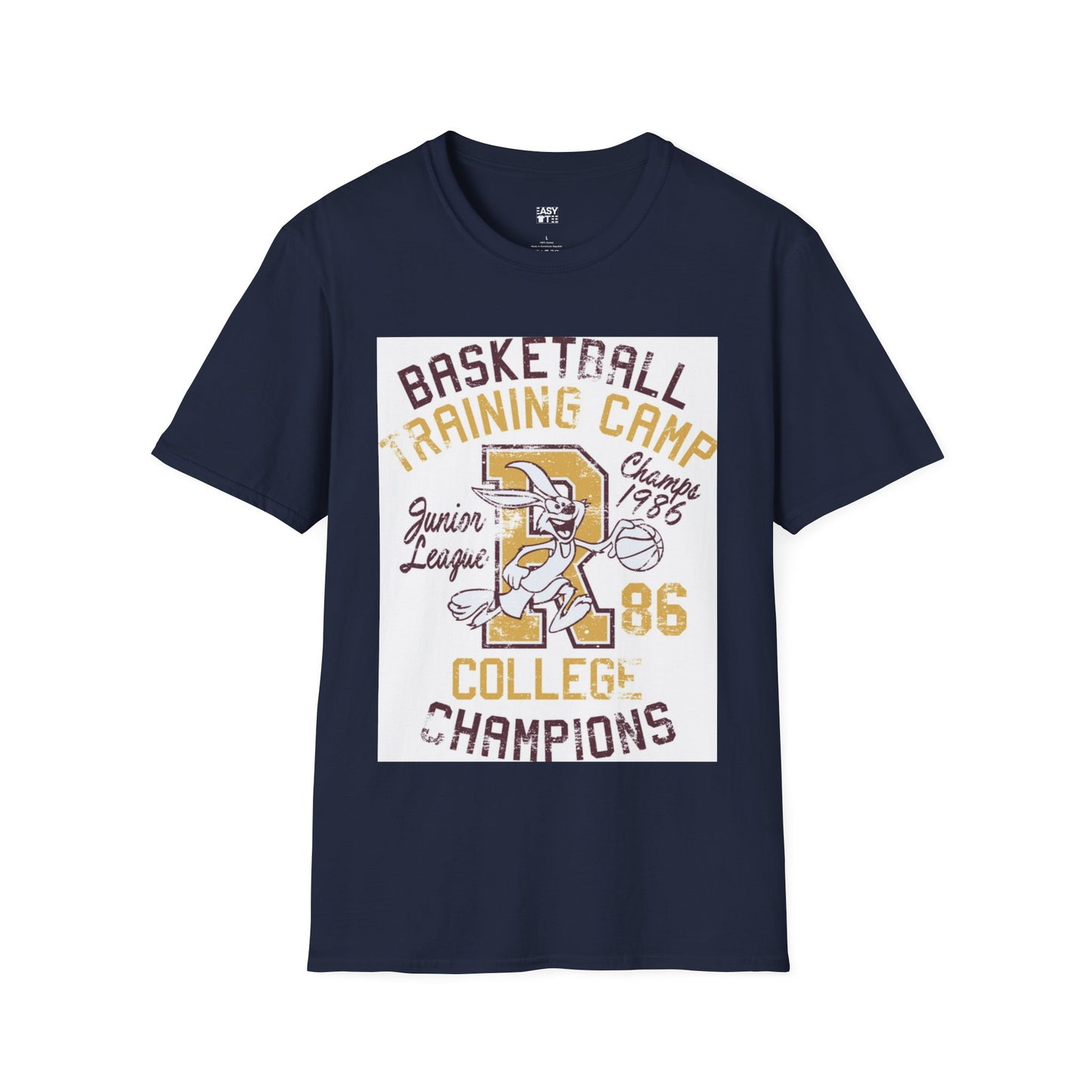 Retro Hoops Bunny Tee