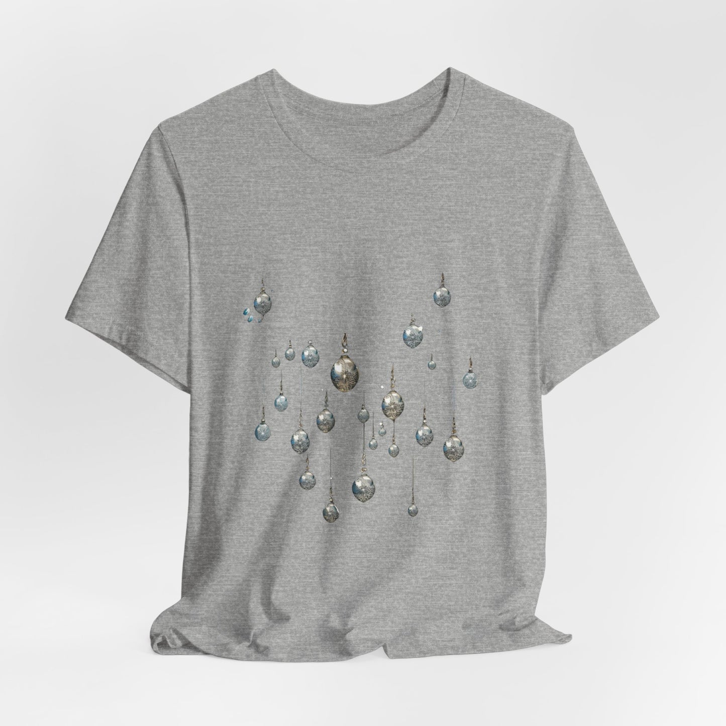 Elegant Christmas Ornaments Tee | Holiday Art