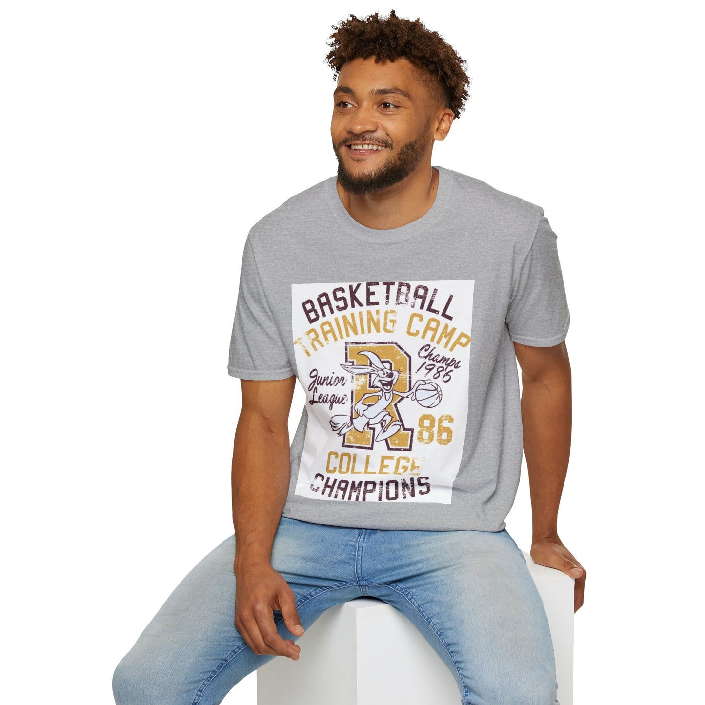 Retro Hoops Bunny Tee