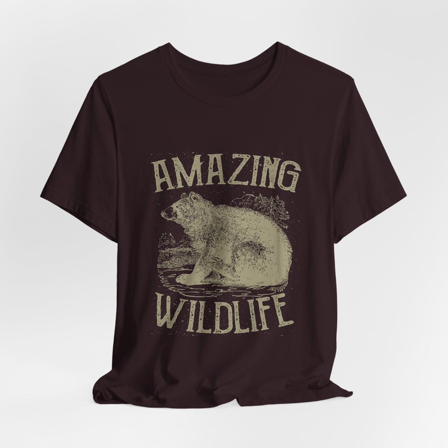 Amazing Wildlife Bear T-Shirt Vintage Outdoors