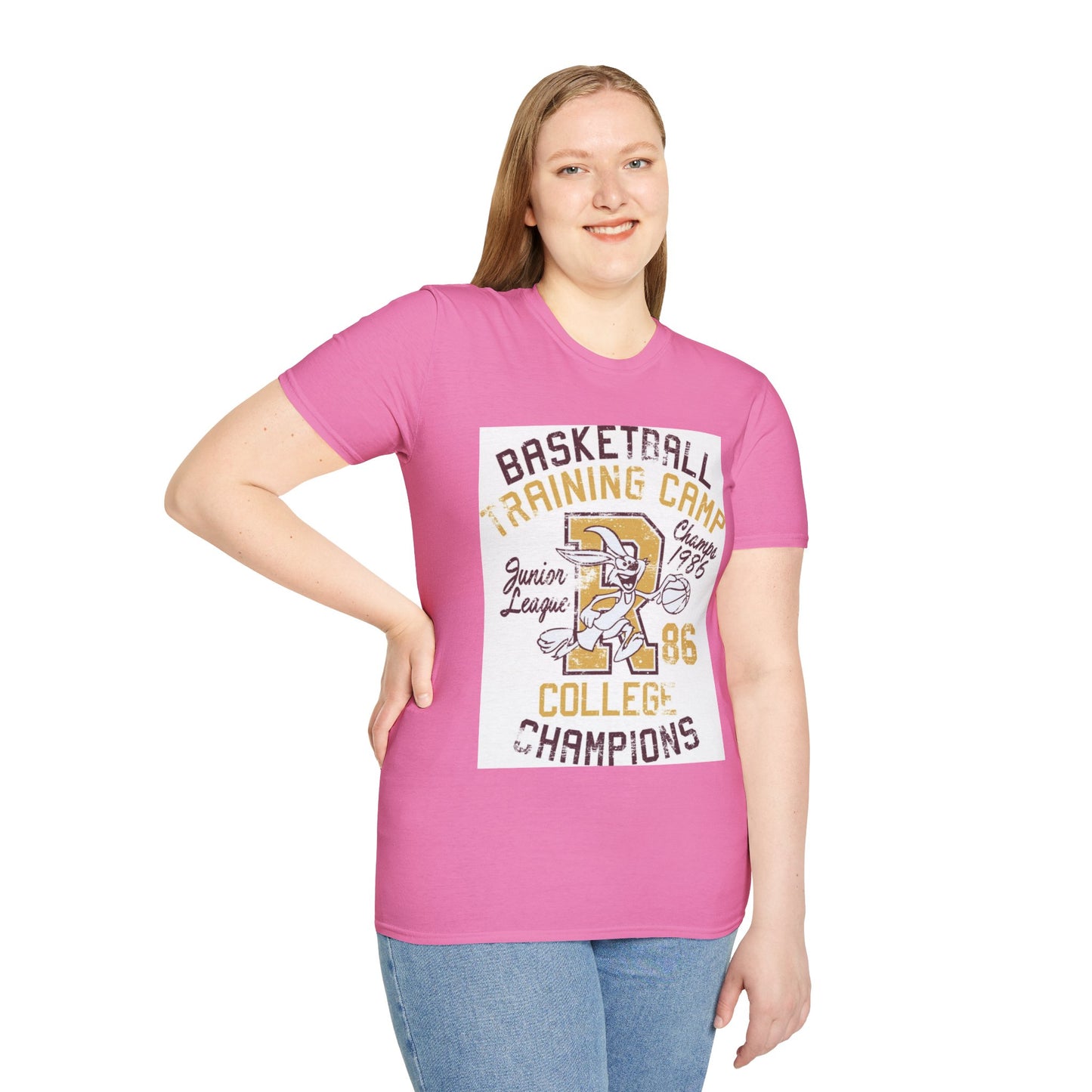 Retro Hoops Bunny Tee