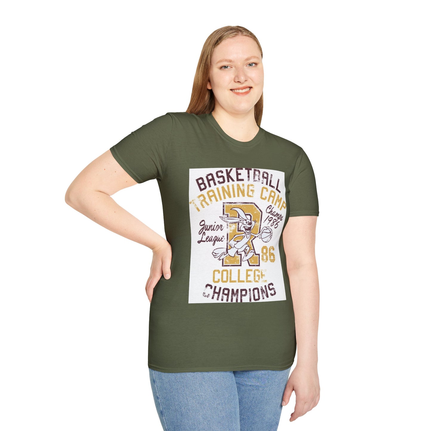 Retro Hoops Bunny Tee