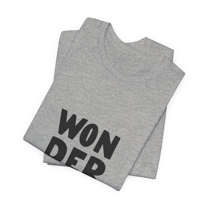 Wonderful T-Shirt Bold Typography Tee