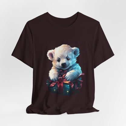 Cute Polar Bear Christmas T-Shirt Gift Tee