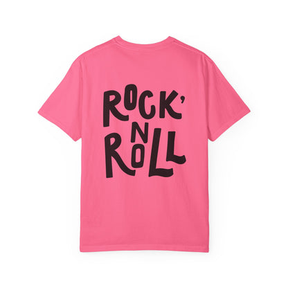 Rock N Roll Garment-Dyed Tee Bold Lettering