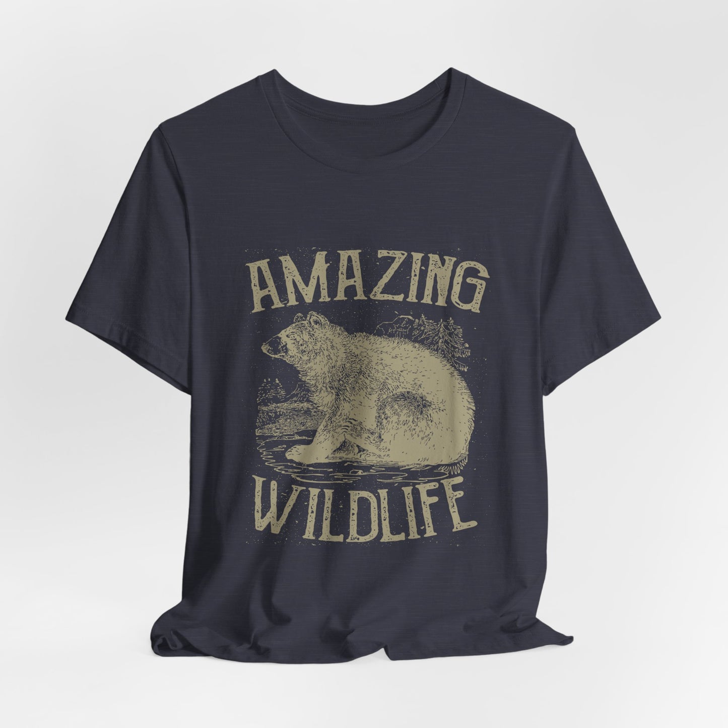Amazing Wildlife Bear T-Shirt Vintage Outdoors