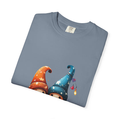 Gnome Couple Christmas Garment-Dyed Tee Lights