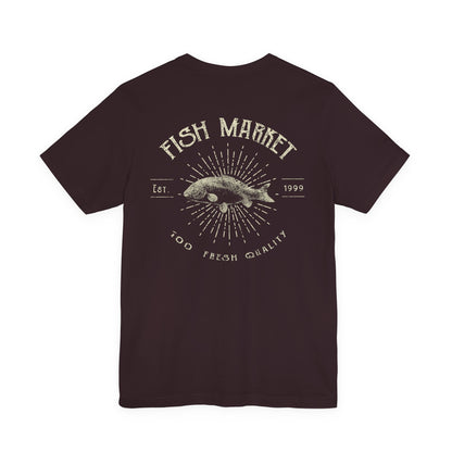 Fish Market Vintage Tee Est. 1999 Fishing Shirt