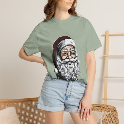 Funny Santa Claus Garment-Dyed Christmas Tee