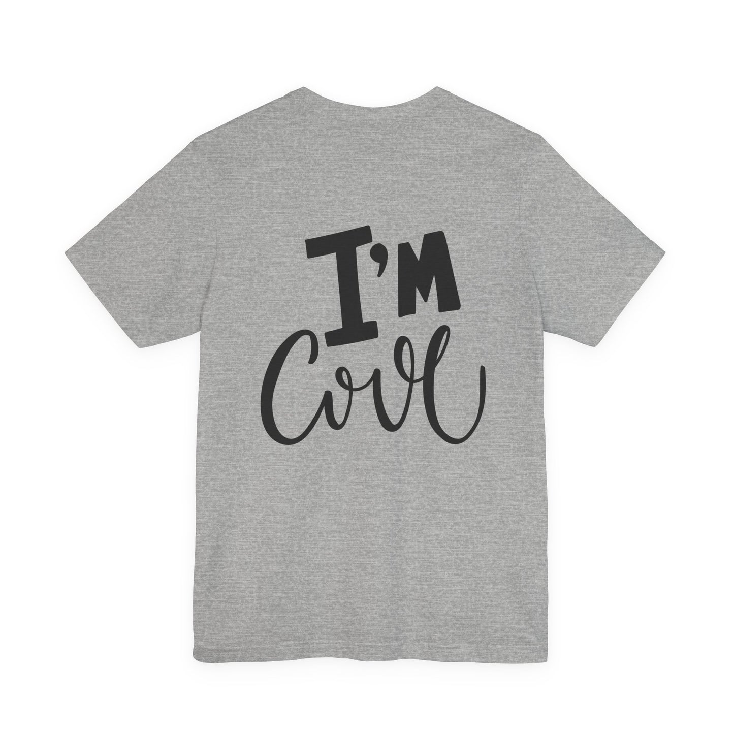 I'm Cool Tee Funny Kids Typography T-Shirt