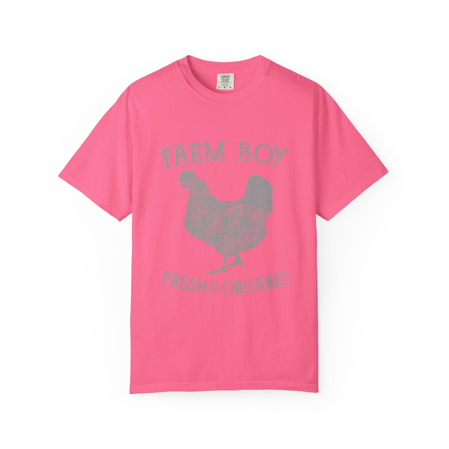 Farm Boy Rooster Garment-Dyed Heavyweight Tee