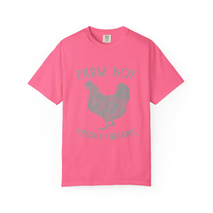 Farm Boy Rooster Garment-Dyed Heavyweight Tee