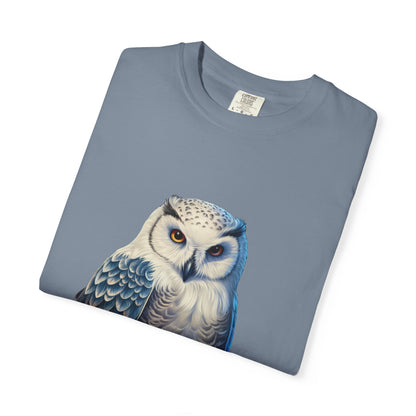 Snowy Owl Christmas Garment-Dyed Tee Winter