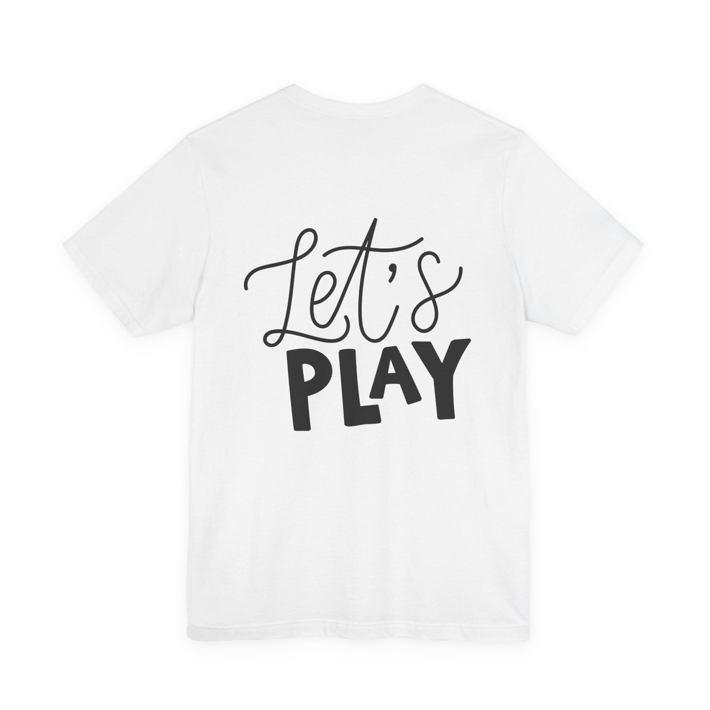 Let's Play Kids T-Shirt Fun Hand Lettered Tee