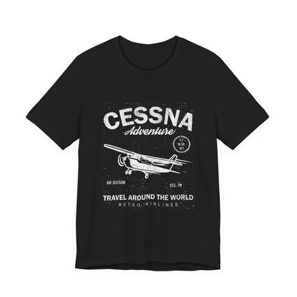 Distressed Aviation Tee for Pilots and Plane Lovers