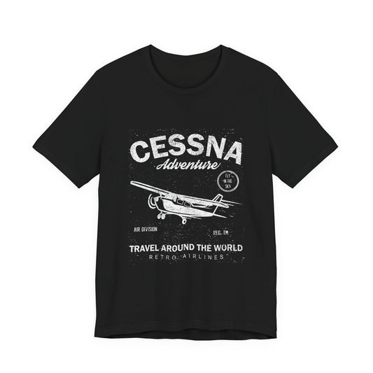 Distressed Aviation Tee for Pilots and Plane Lovers
