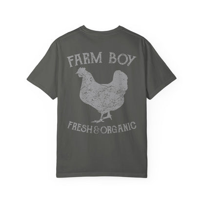 Farm Boy Rooster Garment-Dyed Heavyweight Tee