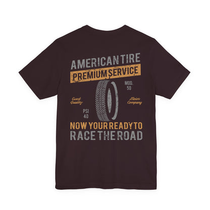 Retro American Tire T-Shirt Race the Road