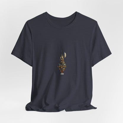 Fantasy Castle Book Christmas T-Shirt