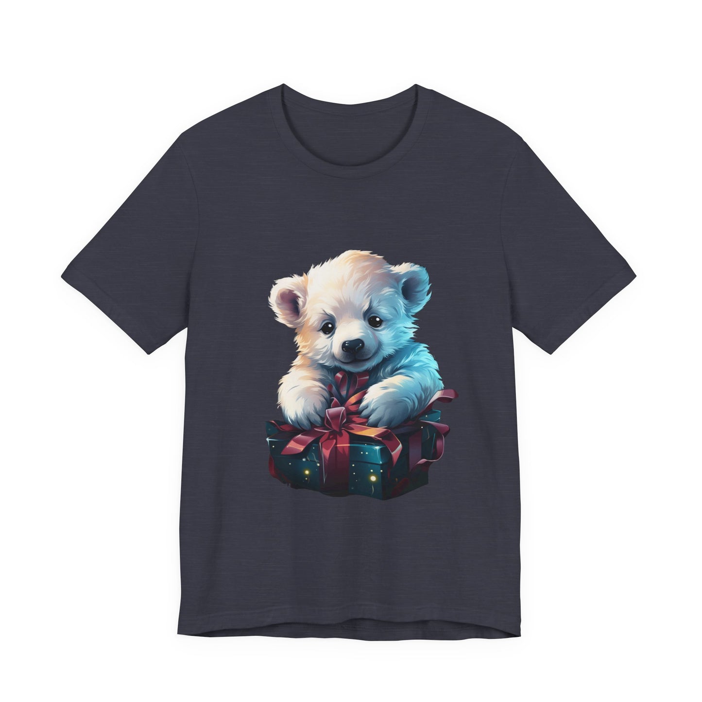 Cute Polar Bear Christmas T-Shirt Gift Tee