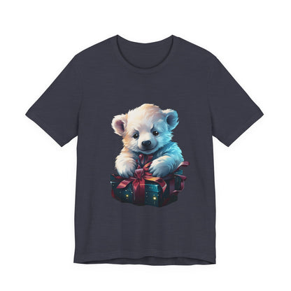 Cute Polar Bear Christmas T-Shirt Gift Tee