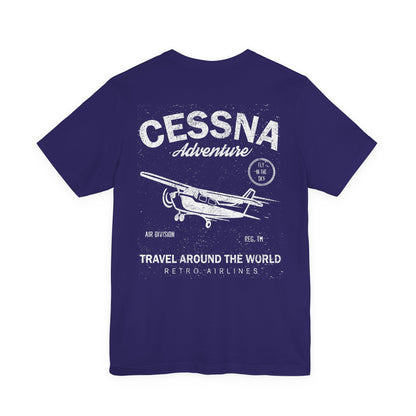 Distressed Aviation Tee for Pilots and Plane Lovers