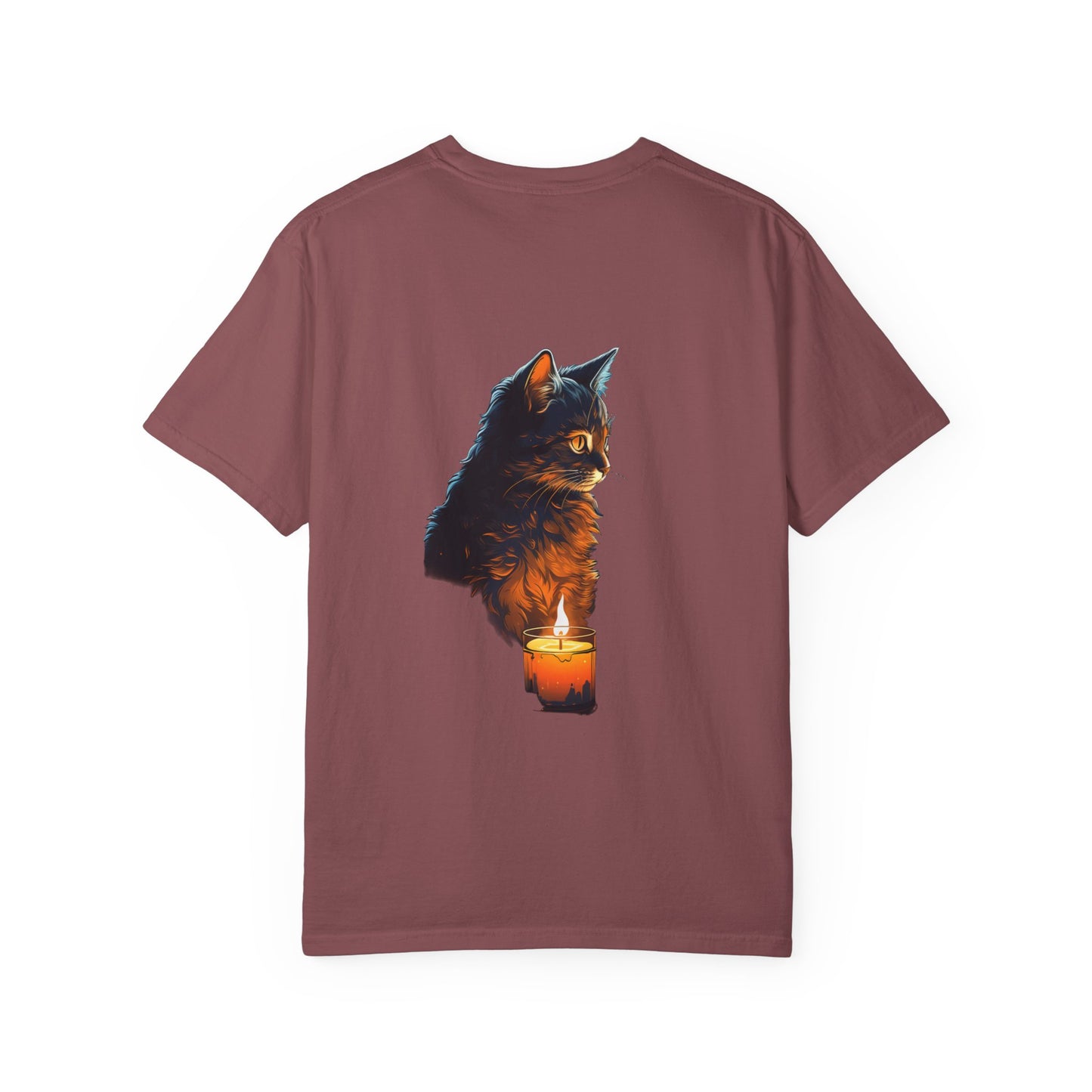 Cat by Candlelight Christmas Heavyweight Tee