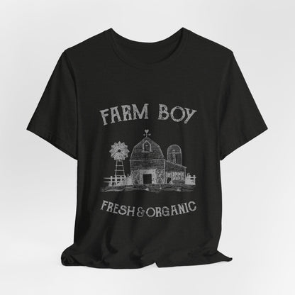 Farm Boy T-Shirt Fresh & Organic Barn Tee