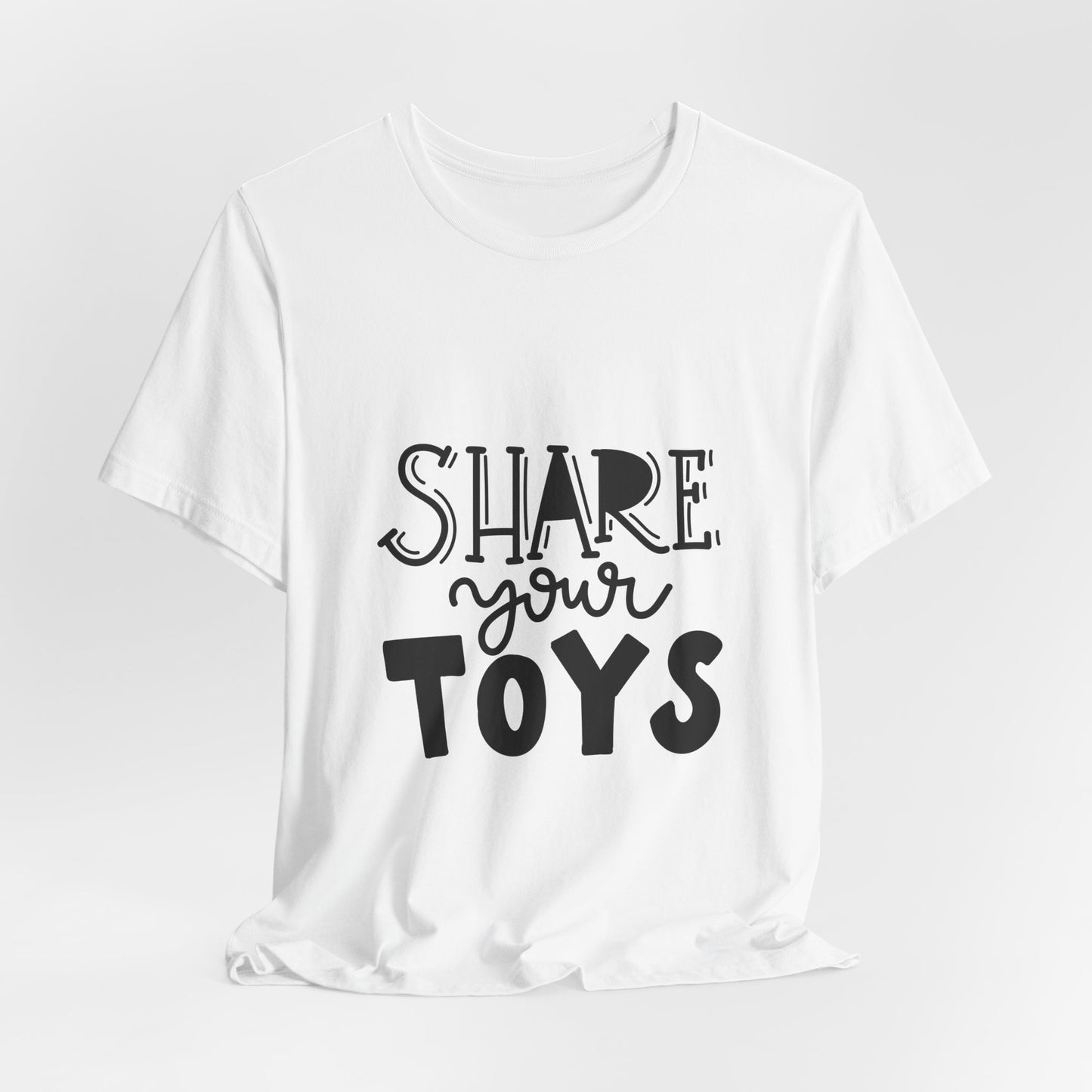 Share Your Toys T-Shirt Kids Lettering Tee