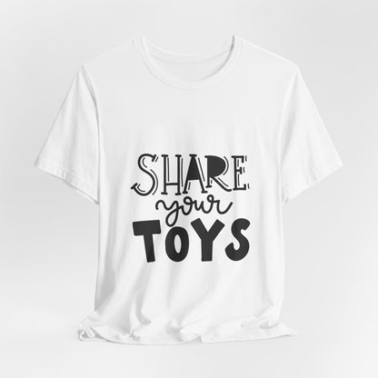 Share Your Toys T-Shirt Kids Lettering Tee