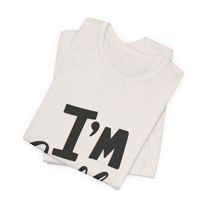 I'm Cool Tee Funny Kids Typography T-Shirt