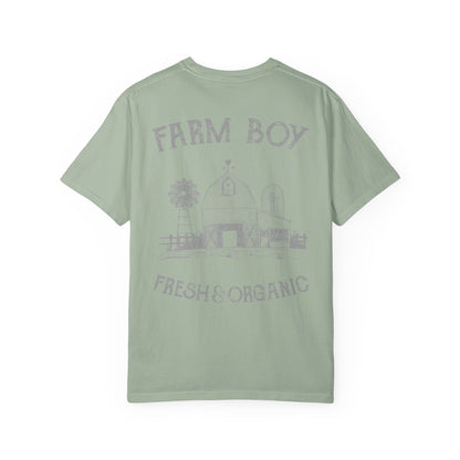 Farm Boy Tee Vintage Barn Garment-Dyed Shirt
