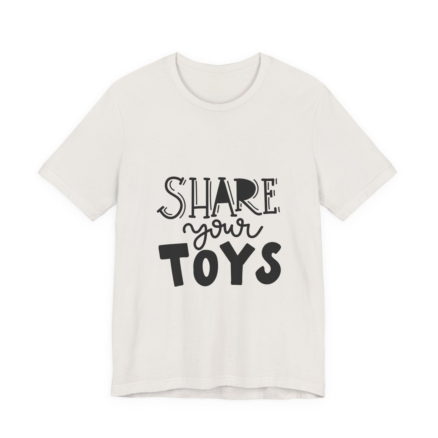 Share Your Toys T-Shirt Kids Lettering Tee