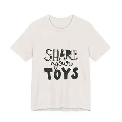 Share Your Toys T-Shirt Kids Lettering Tee