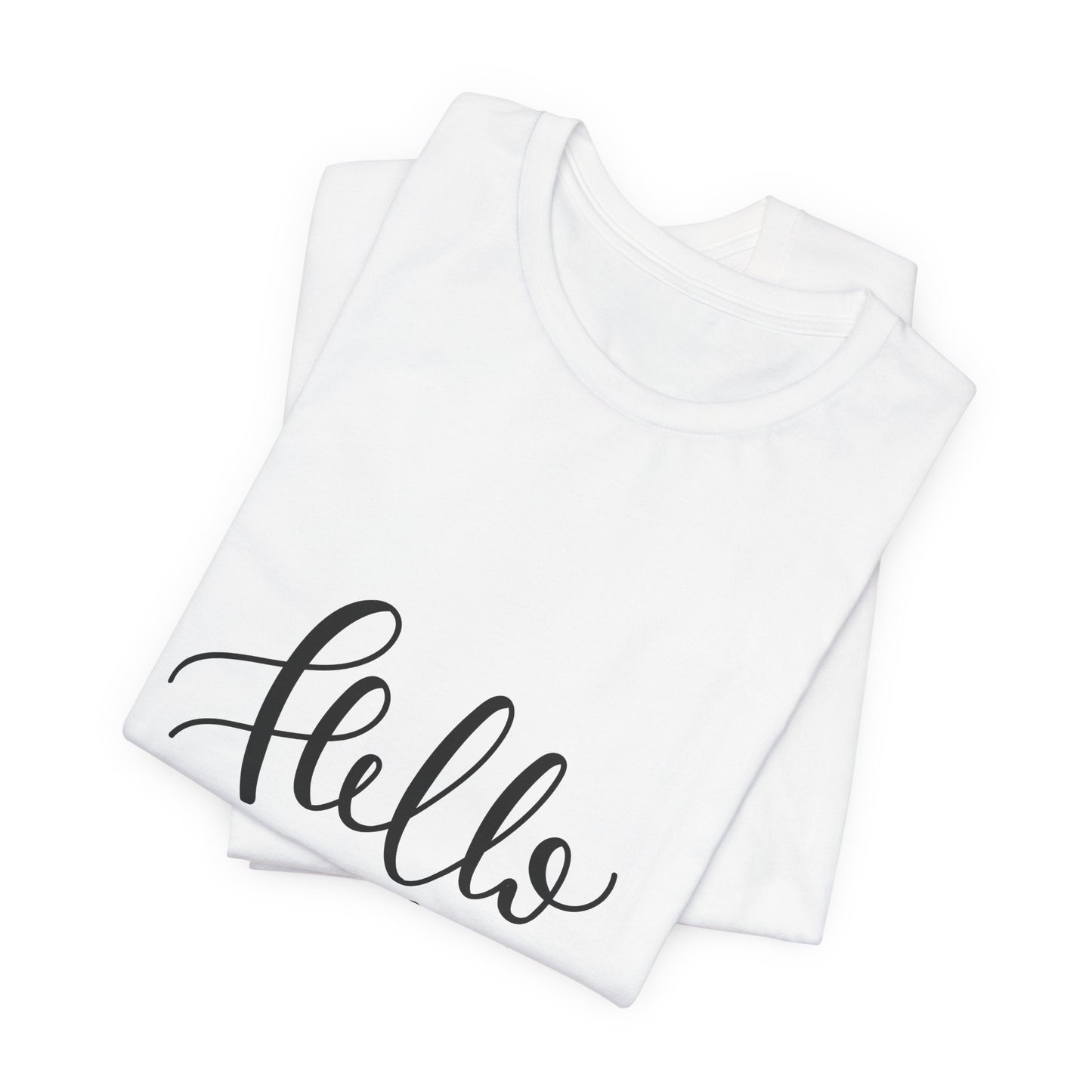 Hello Handsome T-Shirt Funny Calligraphy Tee