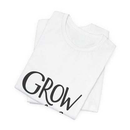Grow Wild T-Shirt Hand Lettered Nature Tee