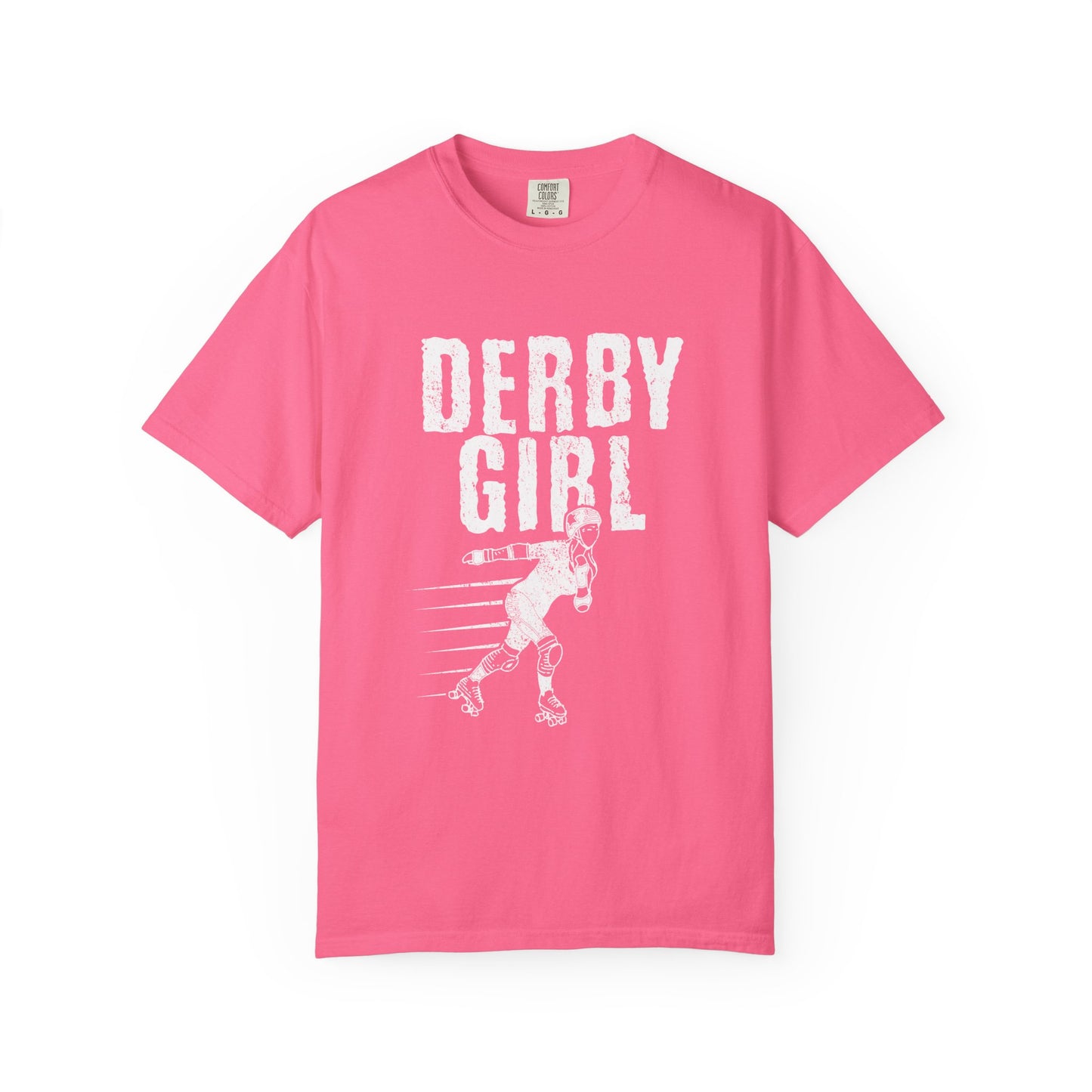 Roller Derby Girl Garment-Dyed Tee | Skater