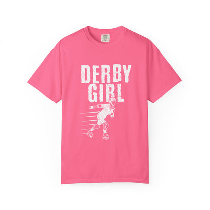 Roller Derby Girl Garment-Dyed Tee | Skater