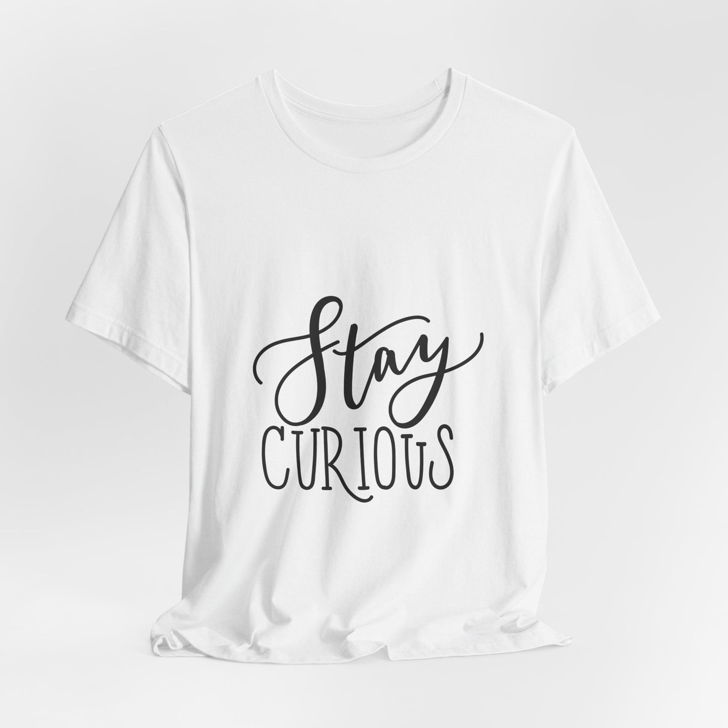 Stay Curious T-Shirt Inspirational Quote Tee