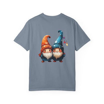 Gnome Couple Christmas Garment-Dyed Tee Lights