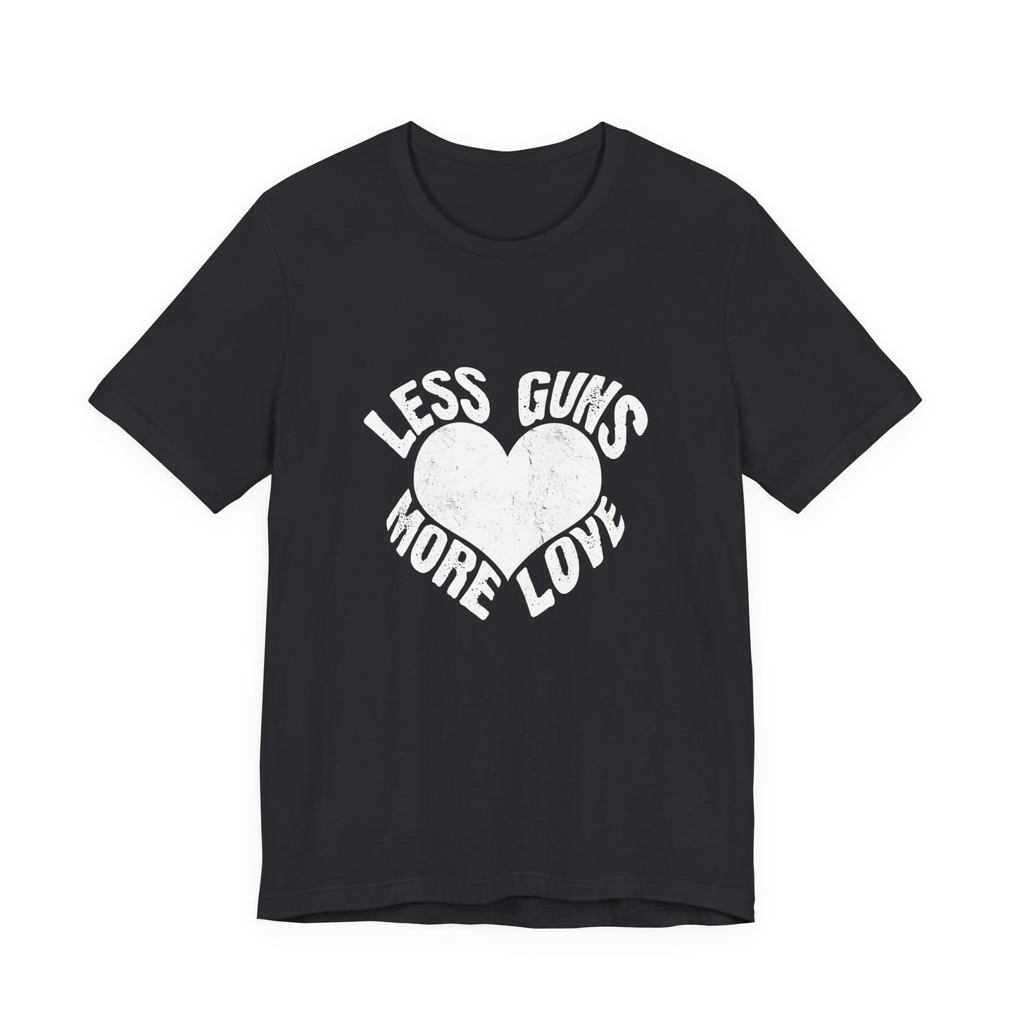 Less Guns More Love T-Shirt | Peace Graphic Tee